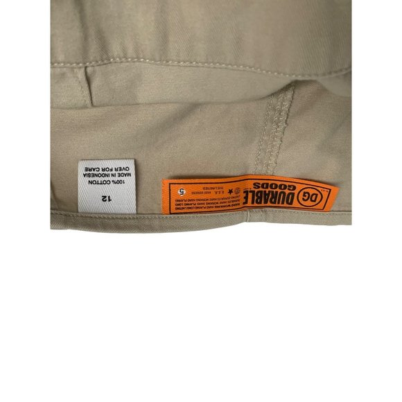 DG Durable Goods Womens Size 12 Tan Beige Khaki Skirt Wrap - Picture 2 of 3